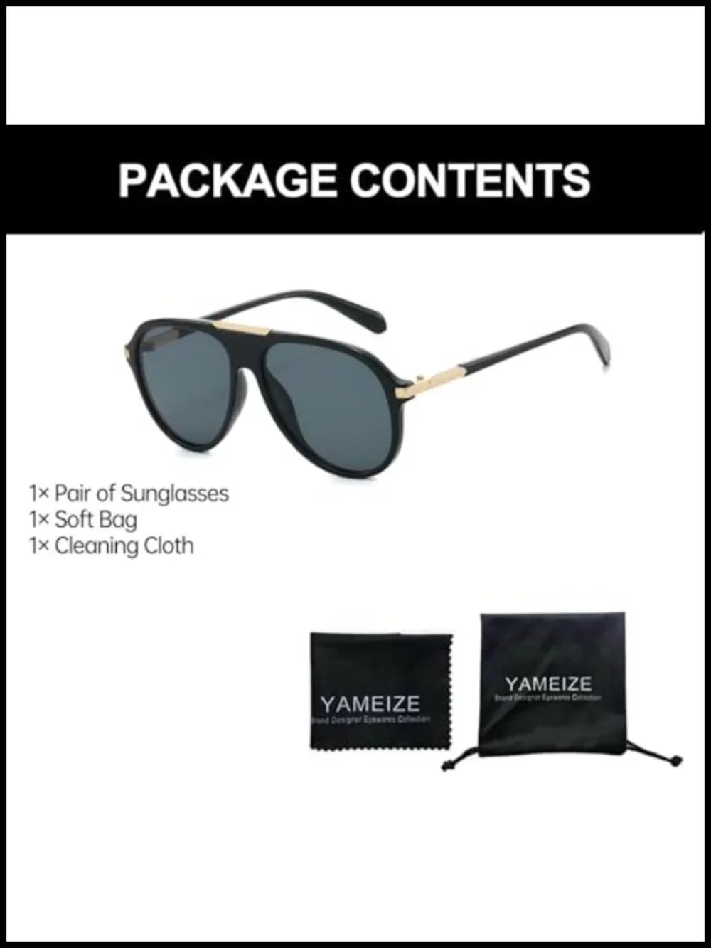 Retro Double Bridge Pilot Sunglasses UV400